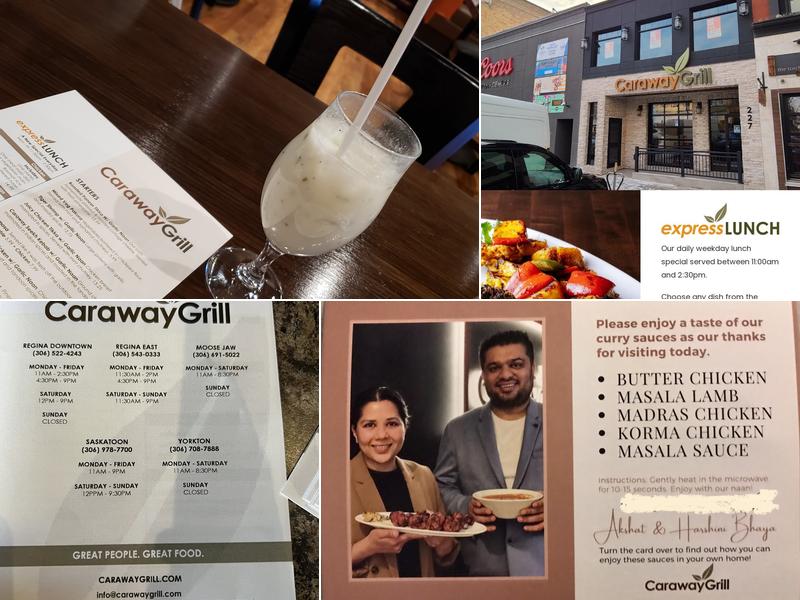 Caraway Grill - Saskatoon Menu