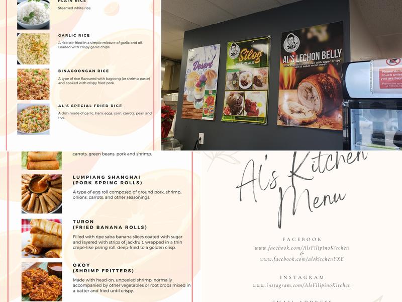 Al's Kitchen Menu