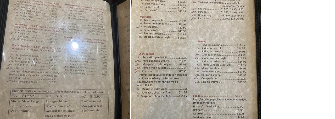 Leyon's Kitchen Menu