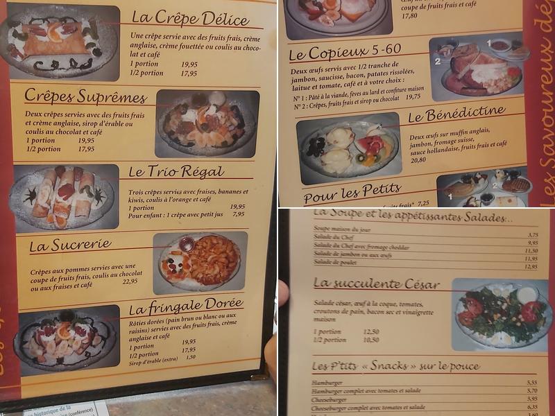 Restaurant 560 Menu
