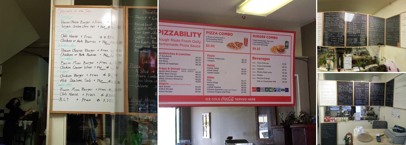 Pizza Plus Menu