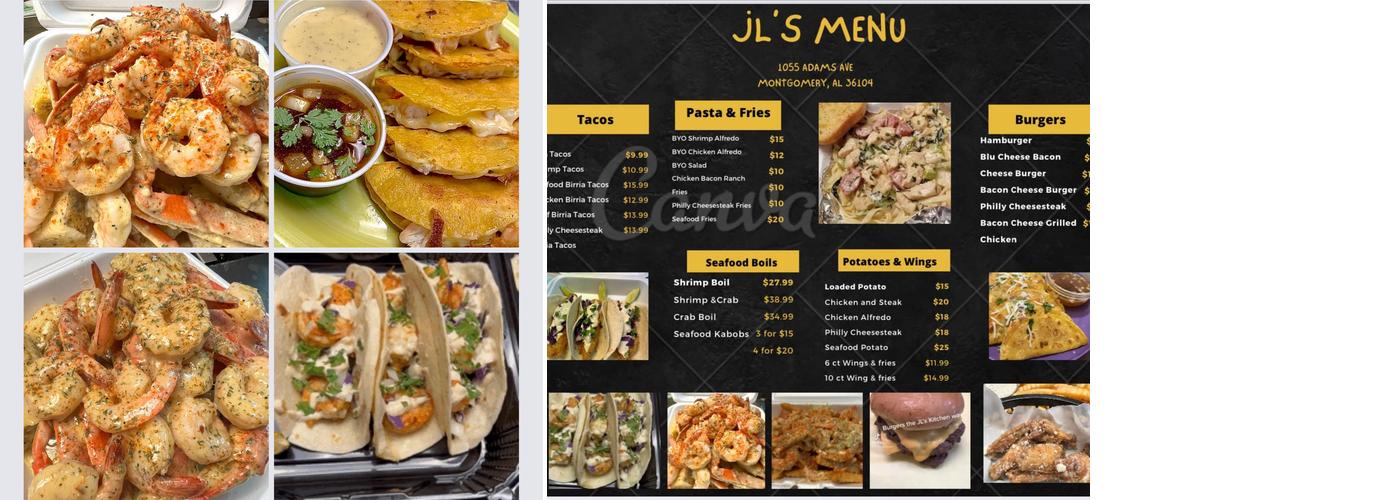 JL'S KITCHEN Menu