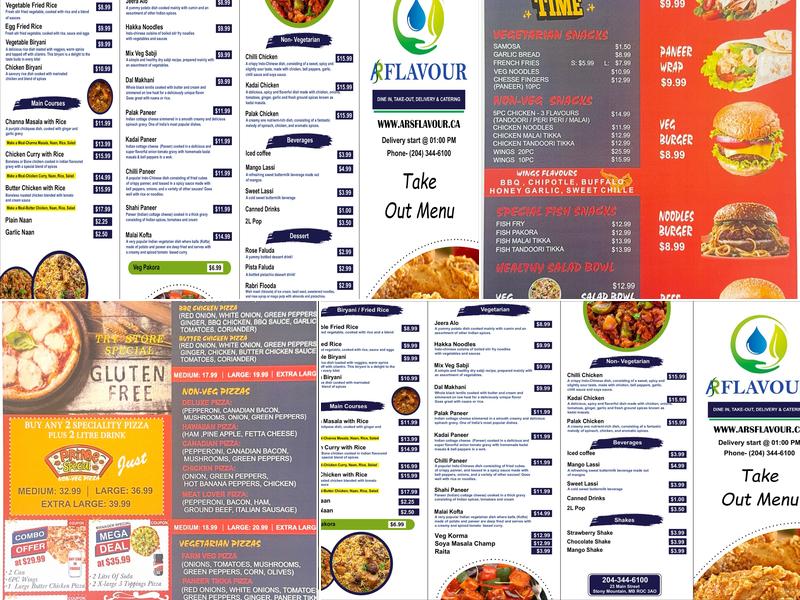 ARS Flavour Menu