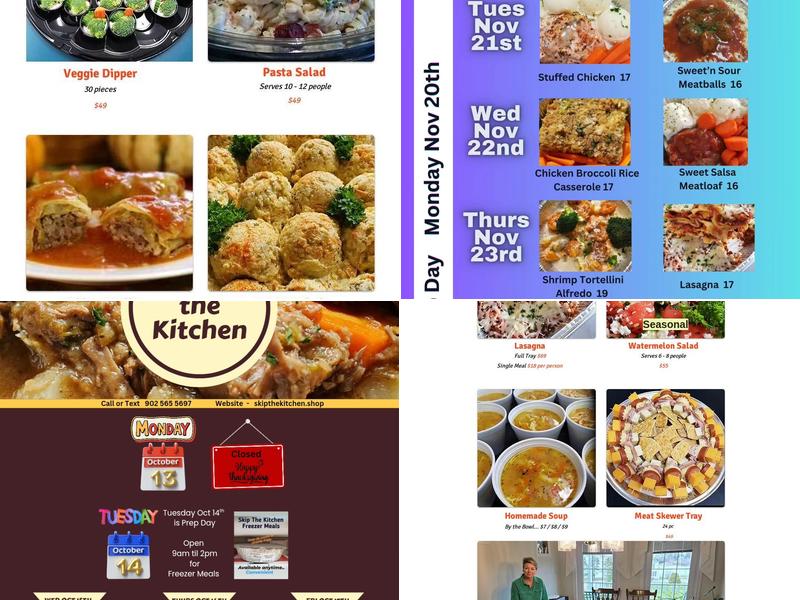 Skip The Kitchen Menu