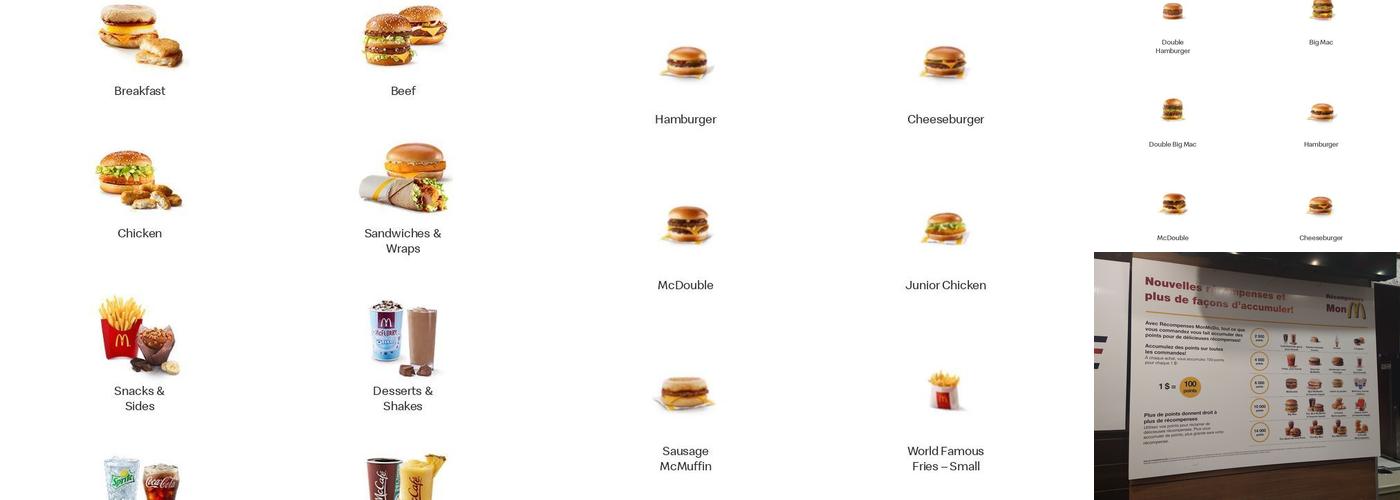 McDonald's Menu