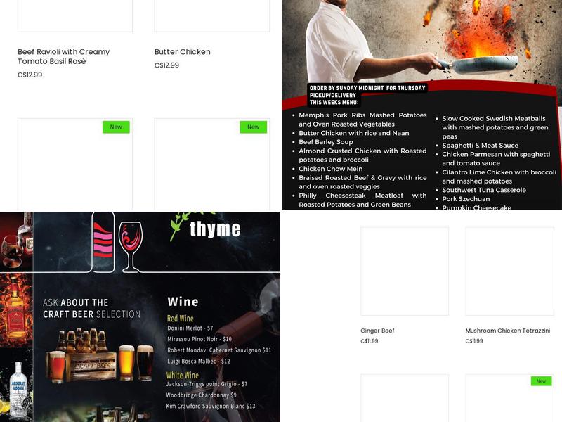 Wild Thyme/SoupZ Menu