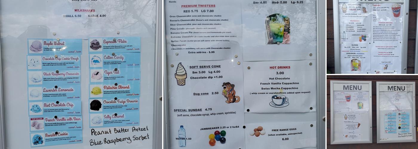 The Grumpy goat Menu