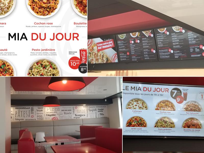 Mia Pasta - Val-d'Or Menu