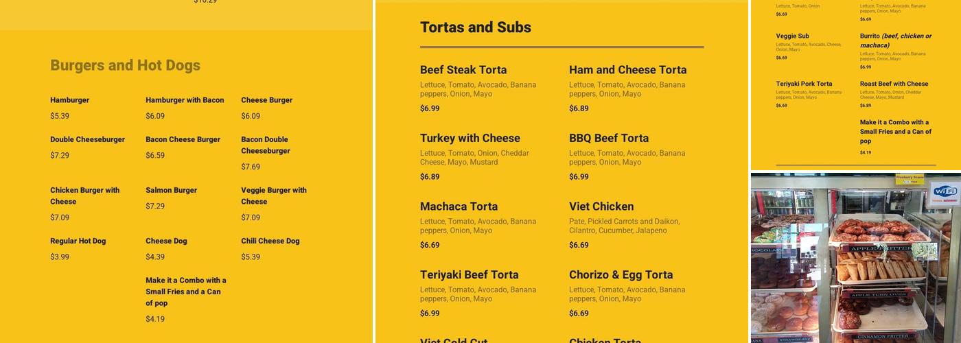 Duffin's Donuts Menu