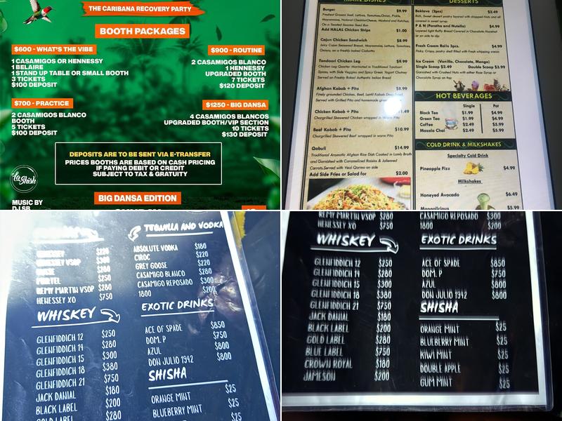 La Shish Menu