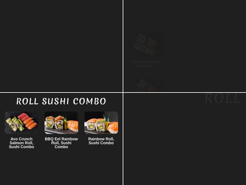 Mac’s Sushi Menu
