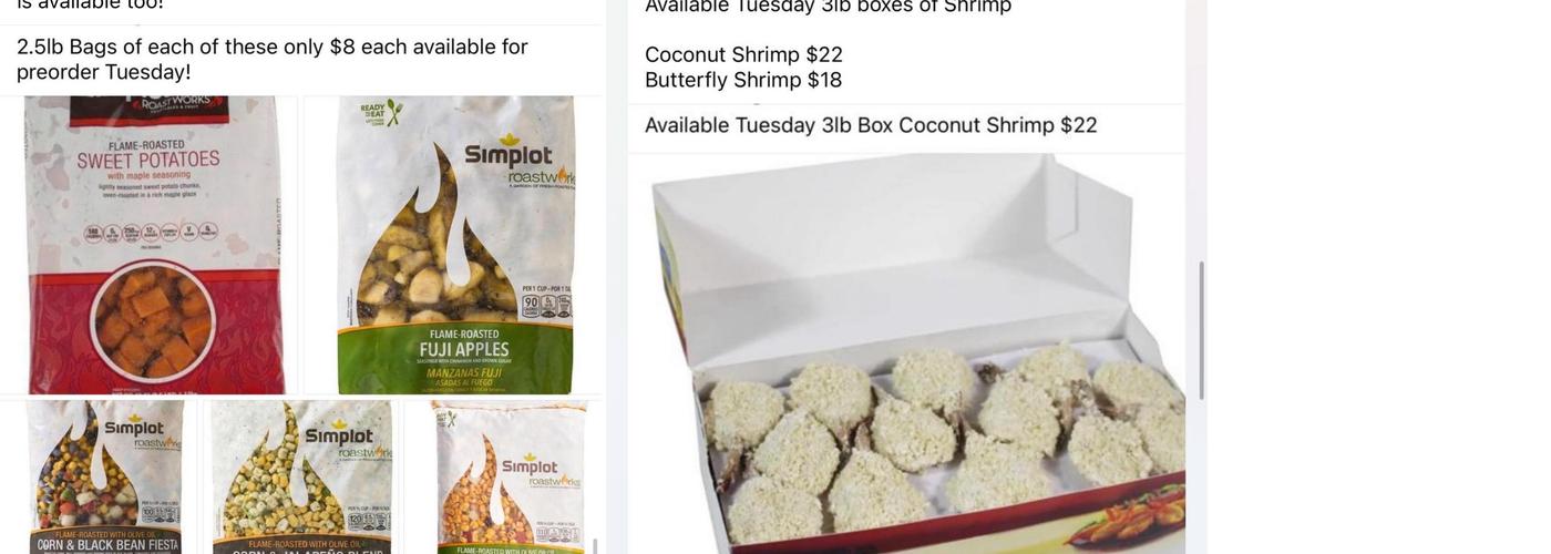 S&J Roadside Market Menu