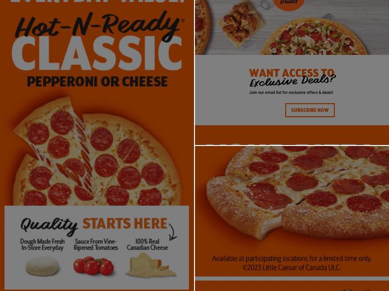 Little Caesars Pizza Menu