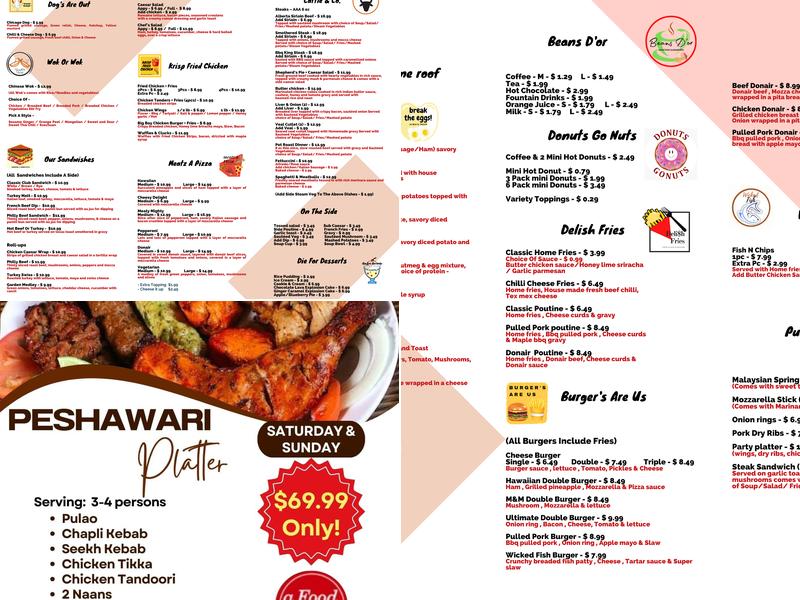 A Food Fair Menu