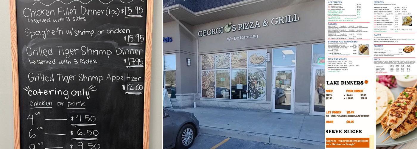 Georgio's Pizza & Grill Menu