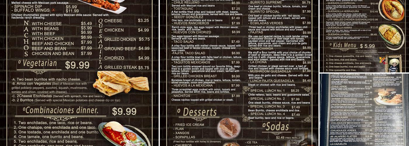 Jalapeño's Grill Menu