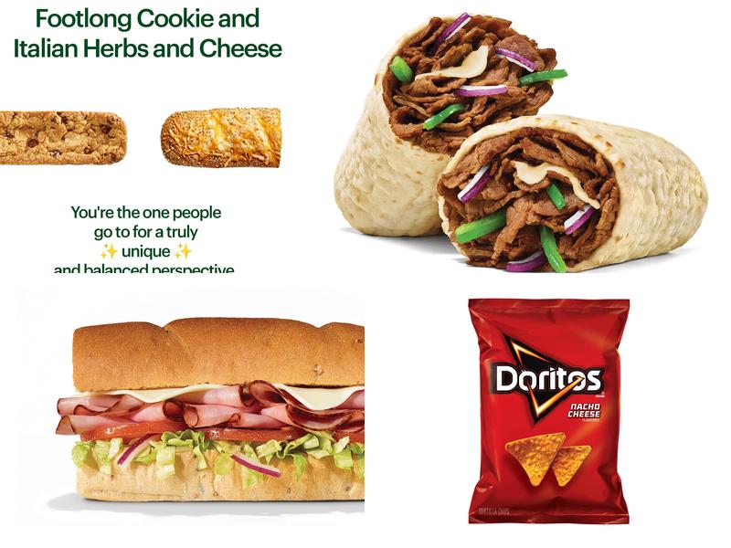 Subway Menu