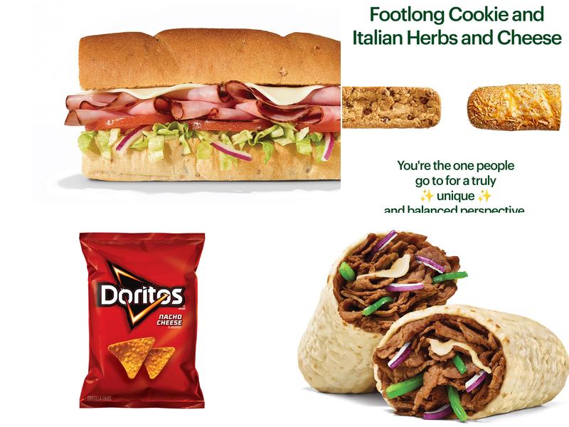 Subway Menu