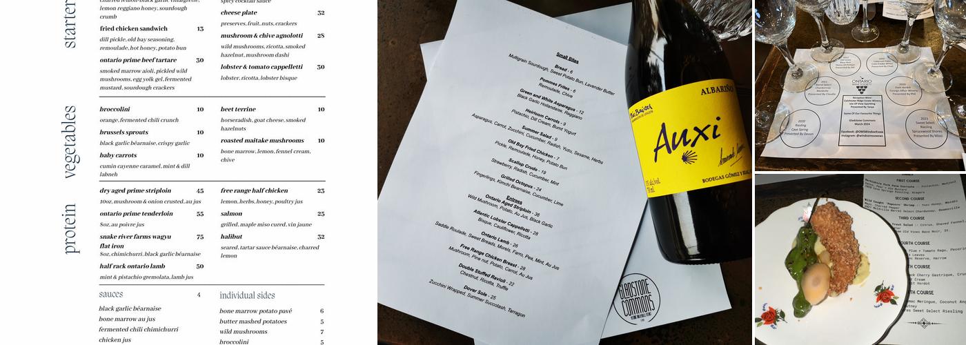 Gladstone Commons Menu