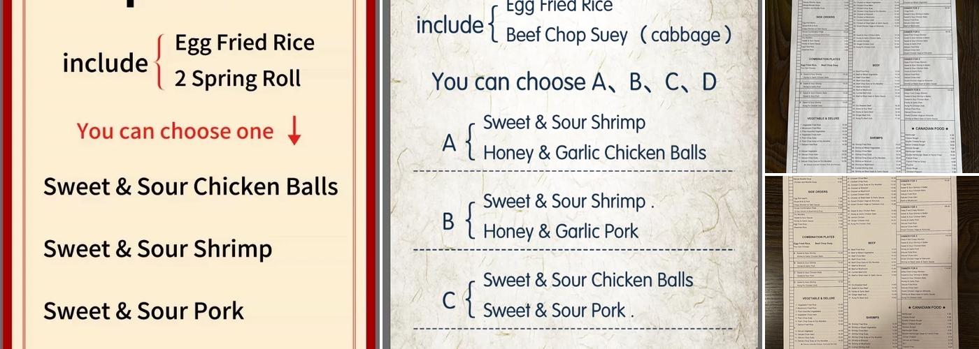 Young's Kitchen Menu