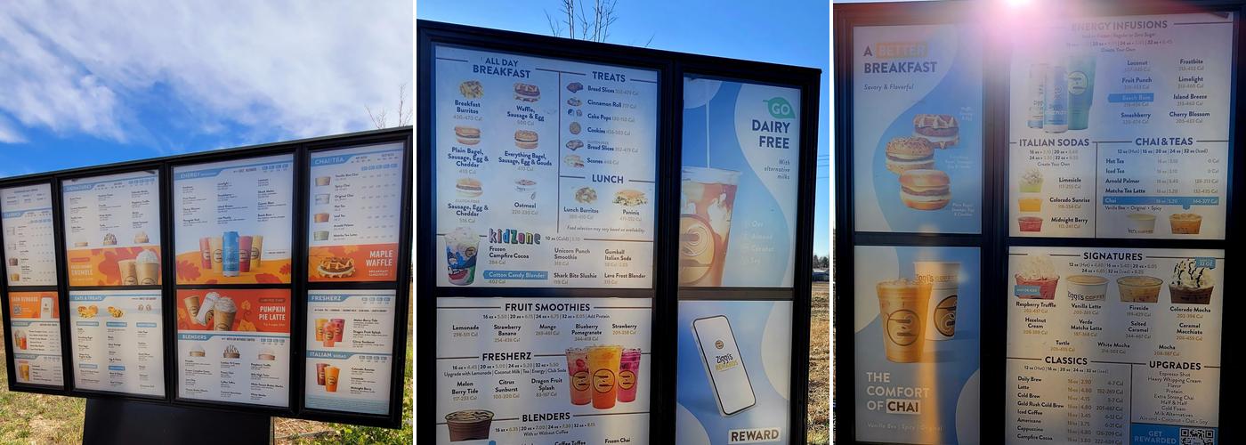 Ziggi's Coffee Menu