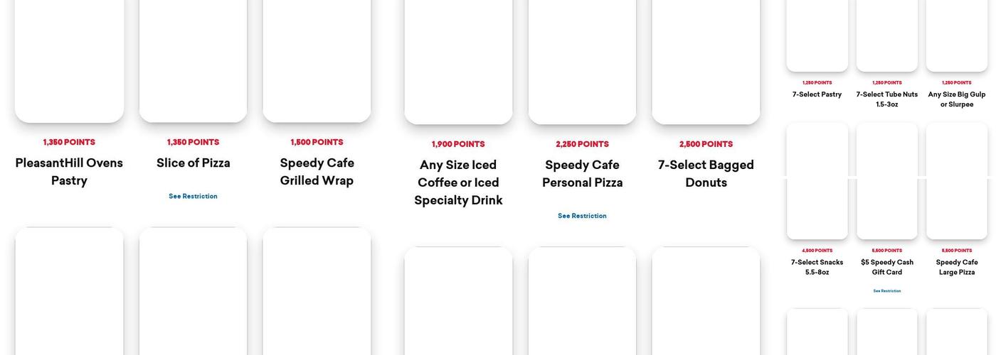 Speedy Cafe Menu