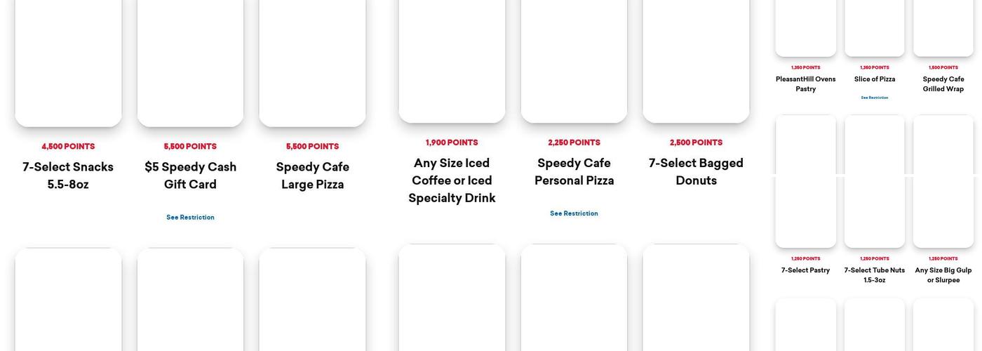 Speedy Cafe Menu