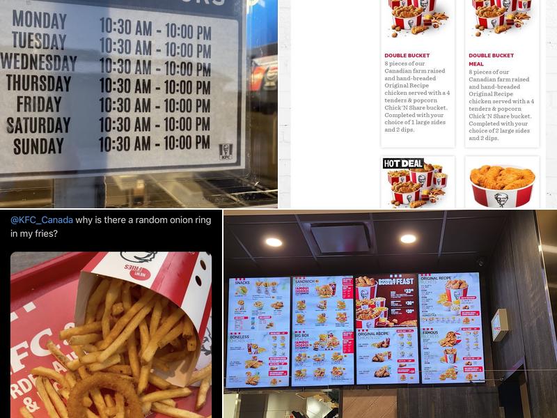 KFC Menu