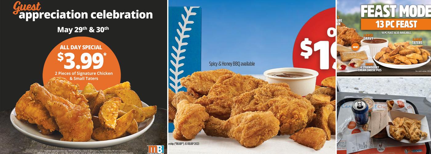 Mary Brown's Chicken & Taters Menu