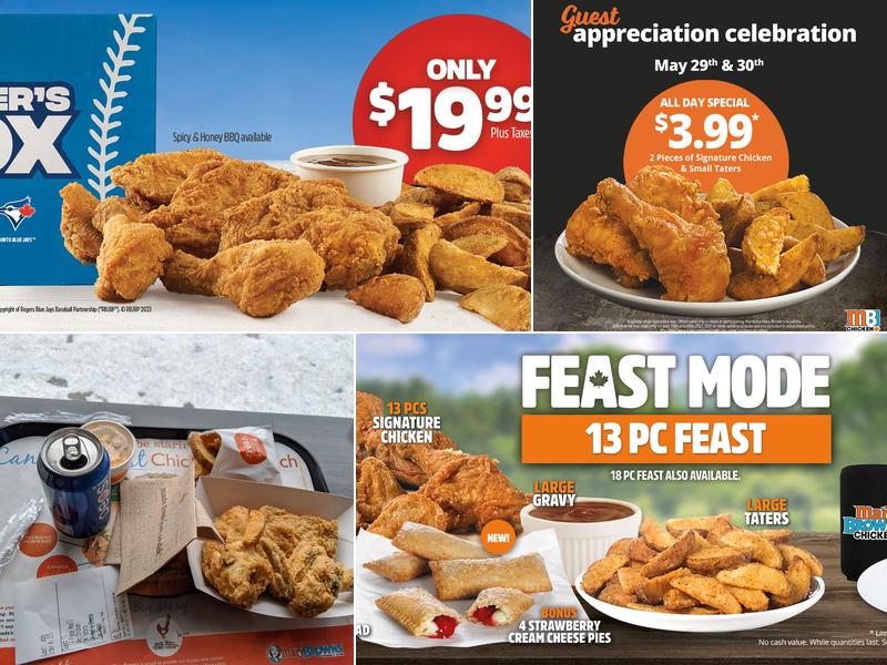 Mary Brown's Chicken & Taters Menu