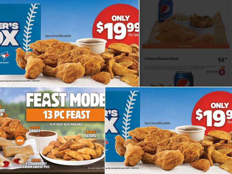 Mary Brown's Chicken & Taters Menu