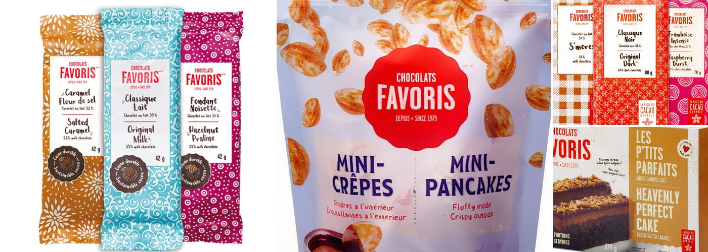 Chocolats Favoris Menu