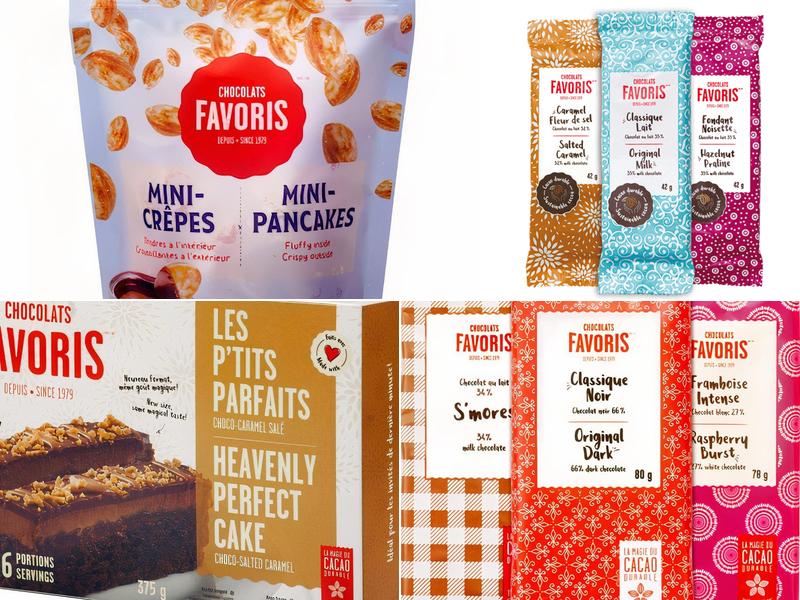 Chocolats Favoris Menu