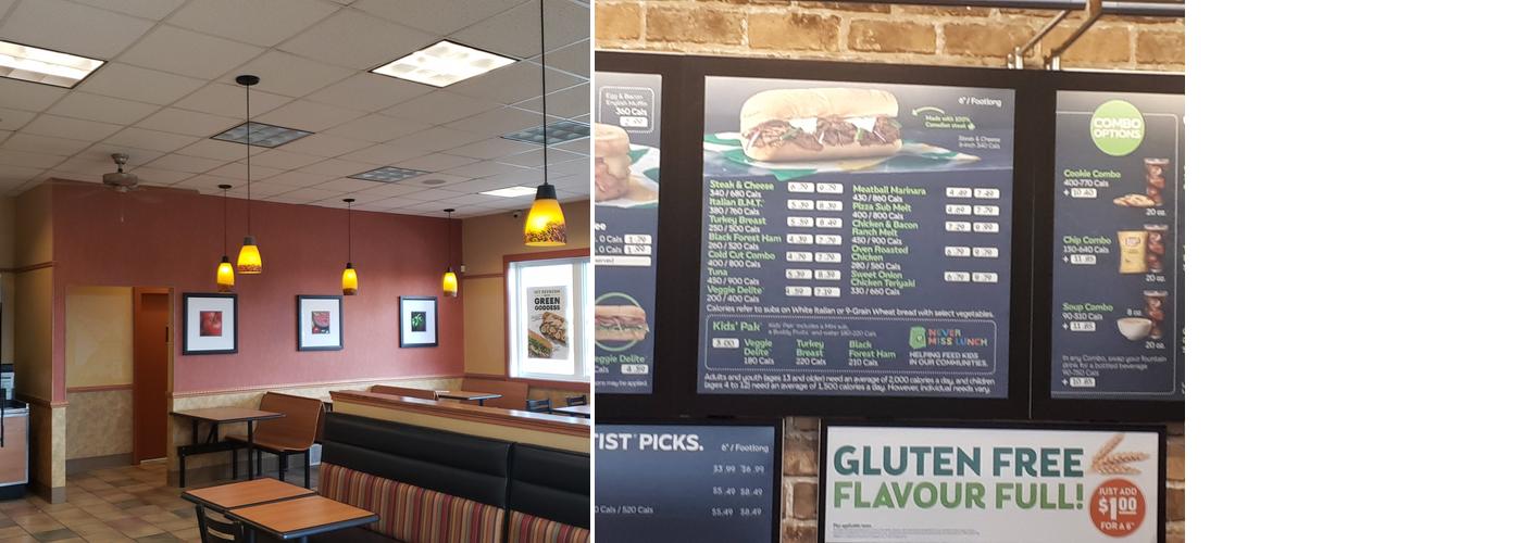 Subway Menu