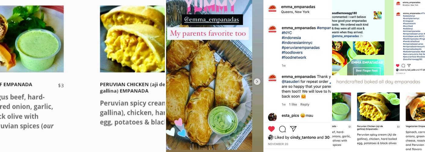 321 Empanadas Menu