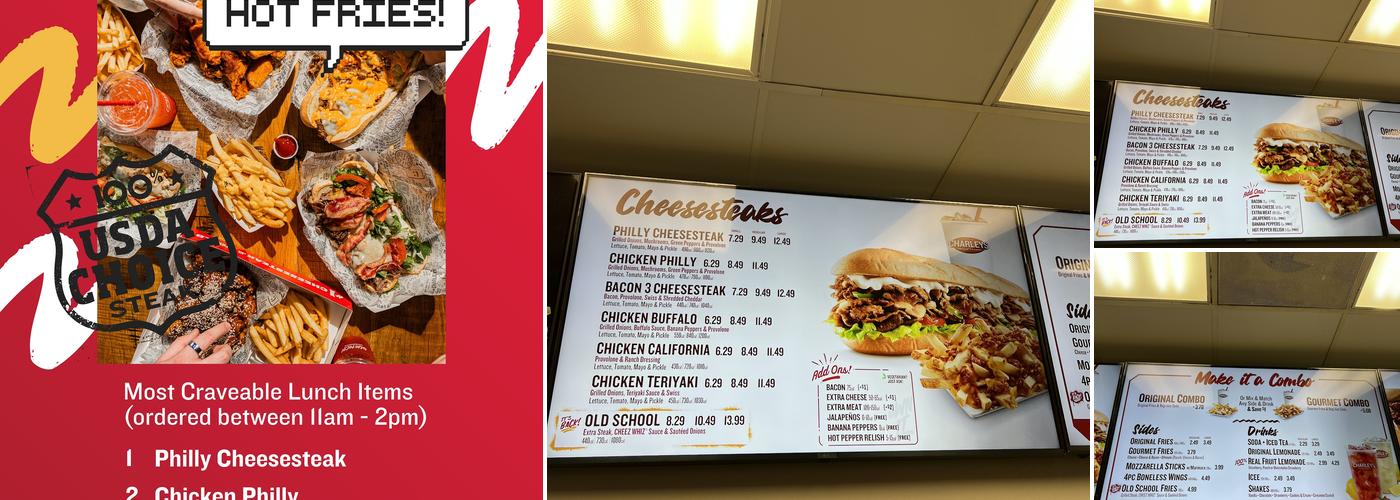 Charleys Philly Steak Menu