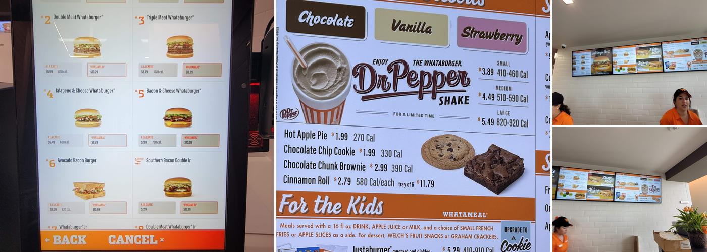 Whataburger Menu