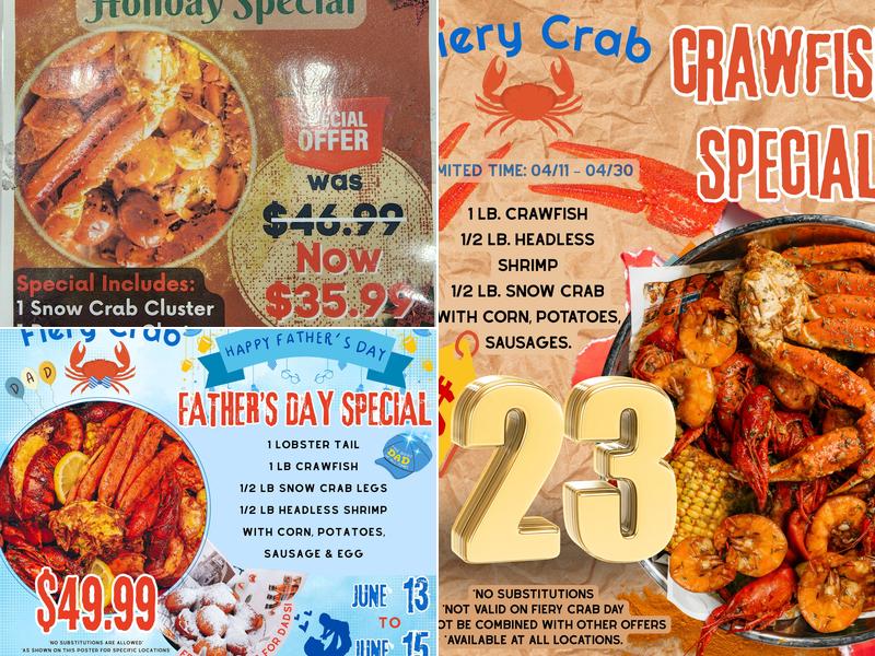 Fiery Crab Express Menu