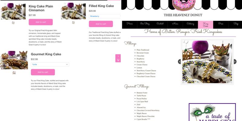 Thee Heavenly Donut Menu
