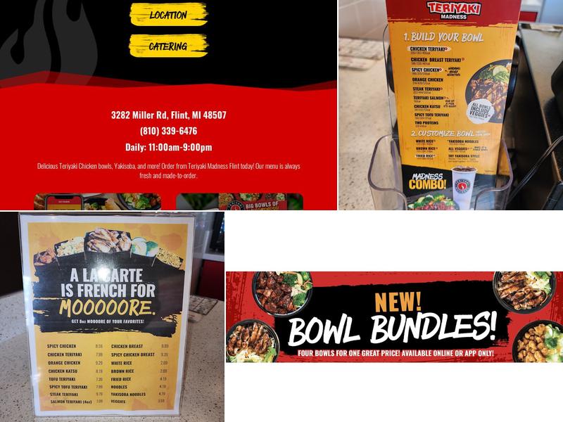 Teriyaki Madness Menu