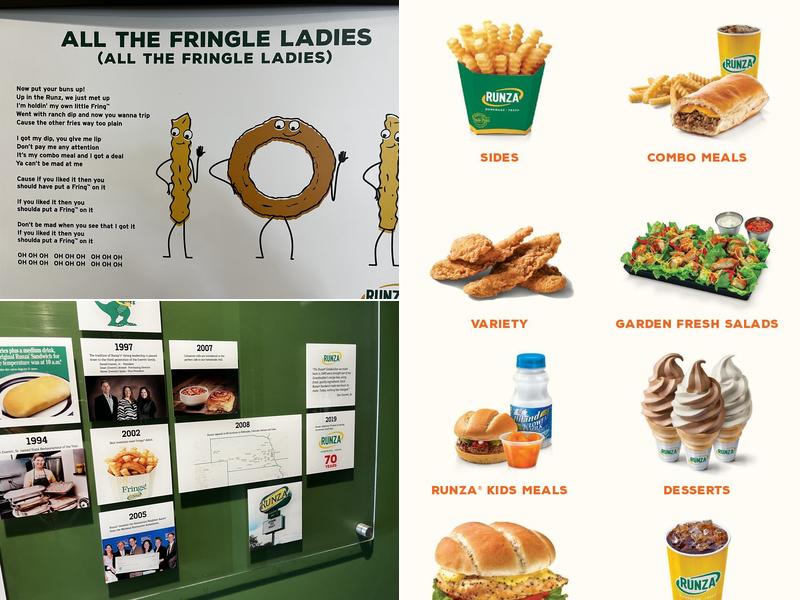 Runza Restaurant Menu