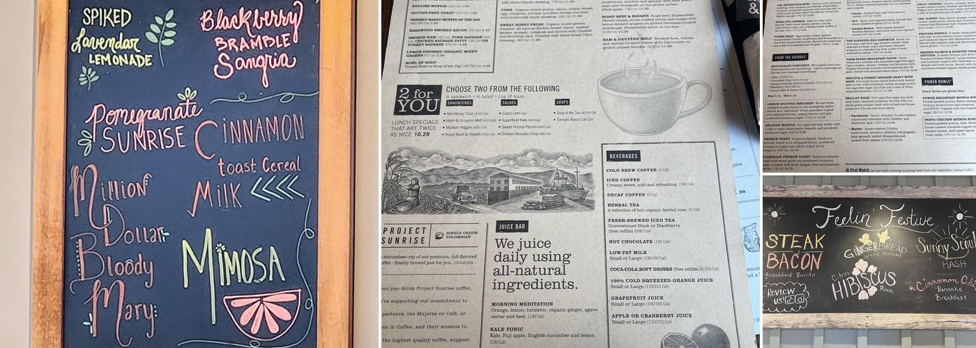 First Watch Menu