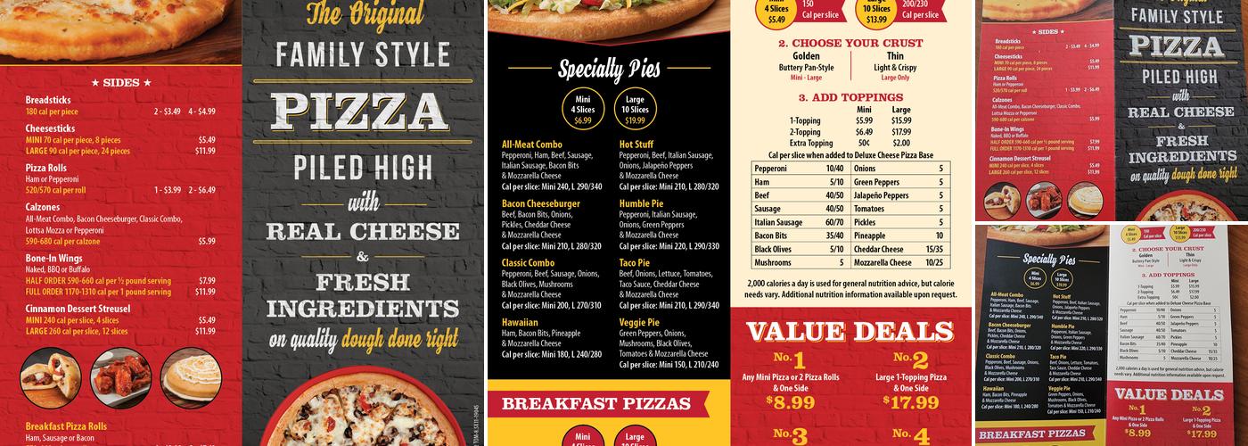 Godfather's Pizza Express Menu