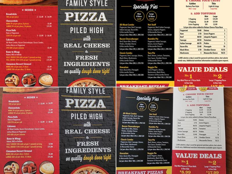 Godfather's Pizza Express Menu