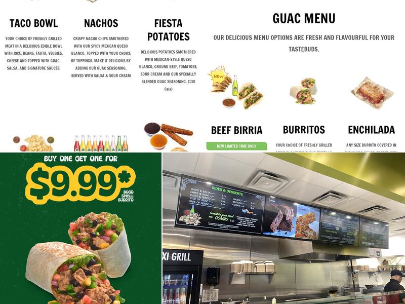Guac Mexi Grill Menu
