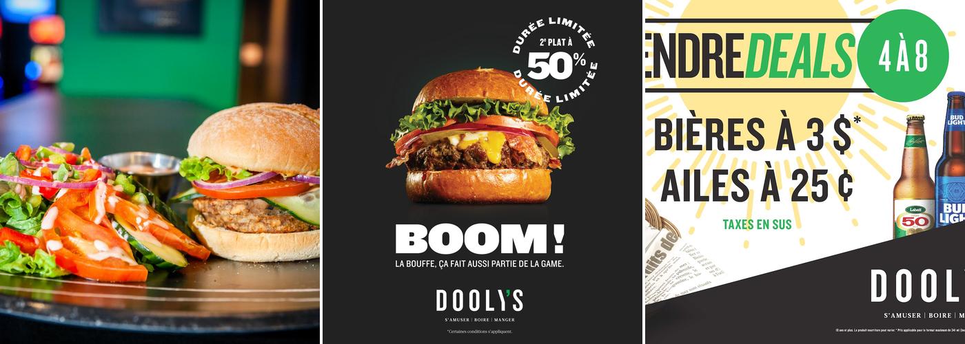 Dooly's Bromont Menu