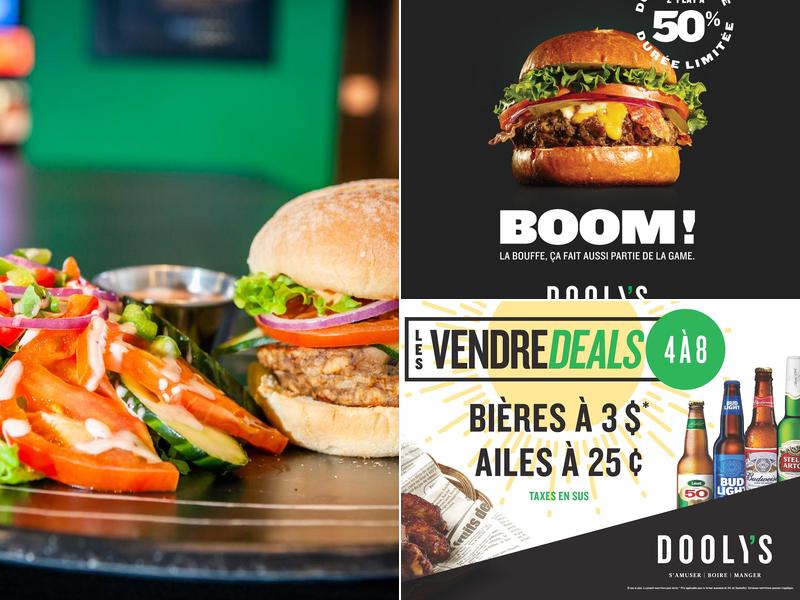 Dooly's Bromont Menu