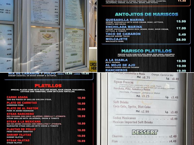 El Favorito Taqueria Menu