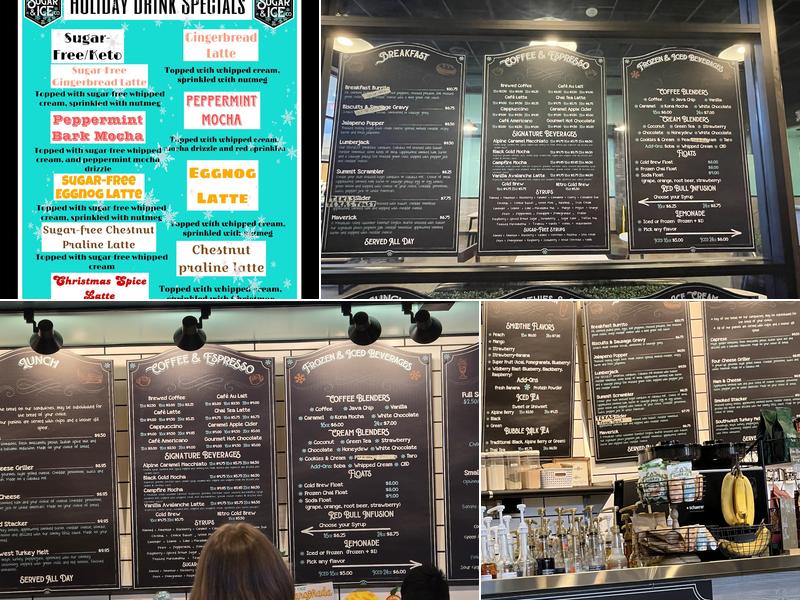 Sugar & Ice Co. Menu