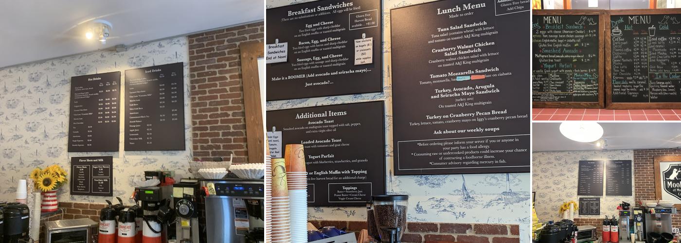 Mookie's at Mugford Menu